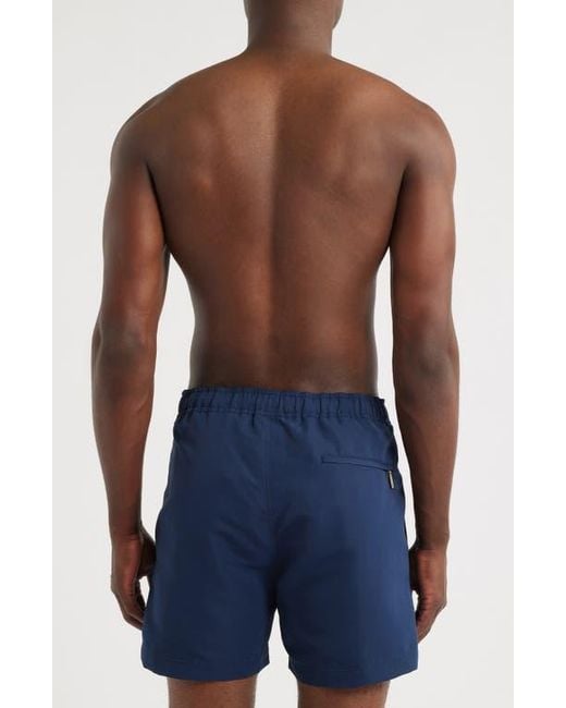 CHE Blue Oceano Drawstring Swim Trunks for men