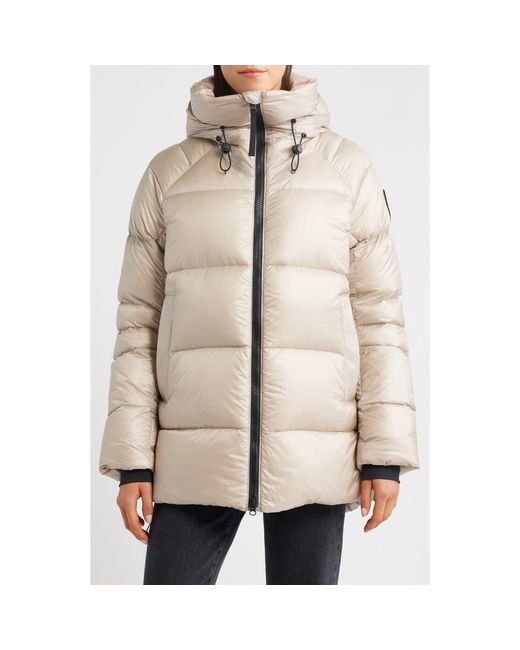 Canada Goose Natural Cypress Water Repellent Packable 750 Fill Power Down Puffer Jacket