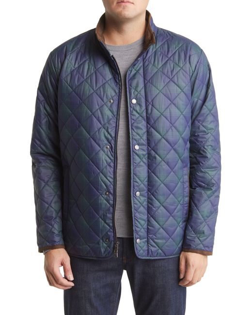 Peter Millar Suffolk Quilted Travel Coat in Blue for Men Lyst