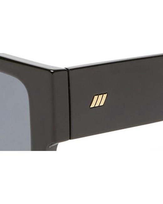 Le Specs Gray Contemplation 54Mm Rectangular Sunglasses for men