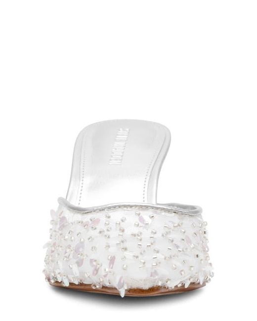 Steve Madden White Alexi Mule