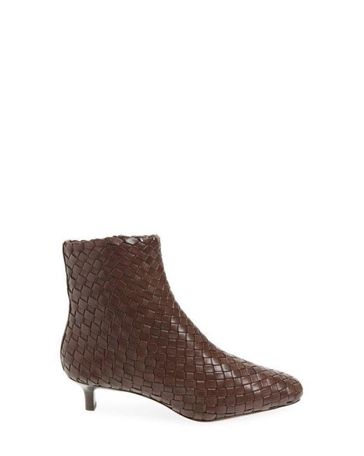 Loeffler Randall Brown Marcella Woven Bootie