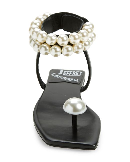 Jeffrey Campbell Chateau Embellished Sandal in White Lyst