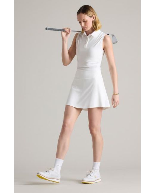 Rhone White Course To Court Sleeveless Polo