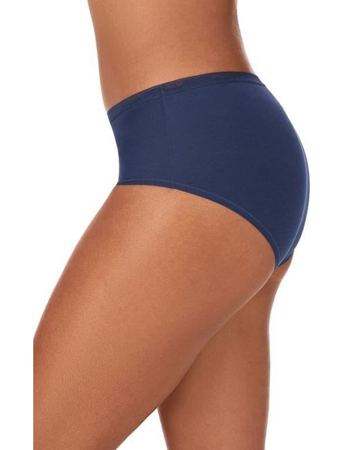 DKNY Blue Table Top Stretch Cotton Blend Briefs