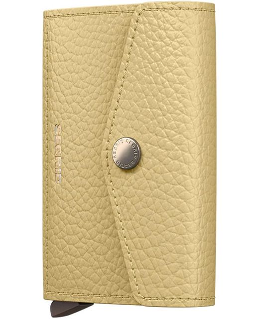 Secrid Yellow Envelope Wallet Pebble