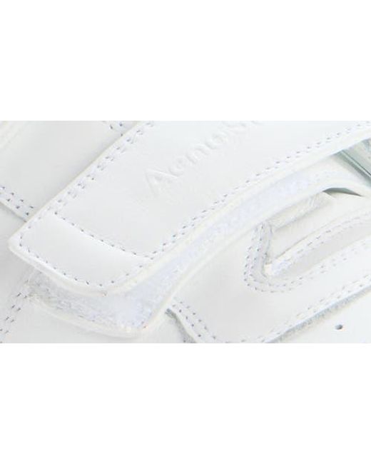 Acne White Steffey U Friend Low Top Sneaker for men