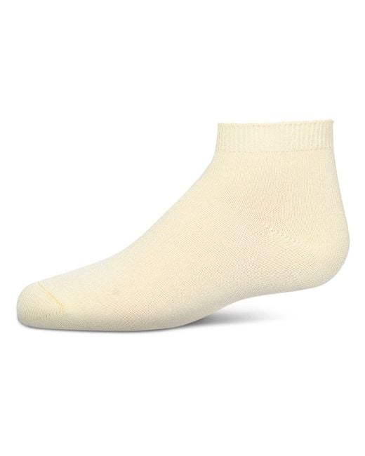 Memoi Natural Basic Silky-Soft Gauge Ankle Sock