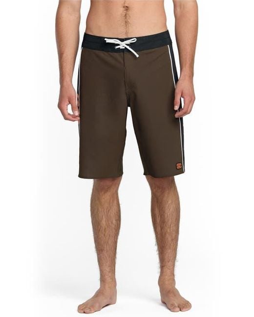 Billabong Gray Spec 73 D Bah Pro Board Shorts for men