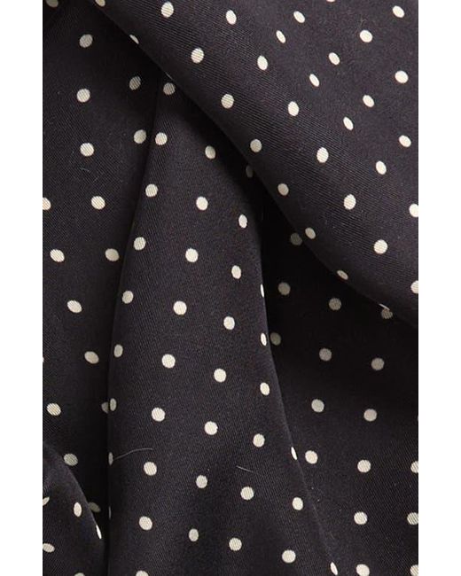 Echo Black Tubular Dot Scarf