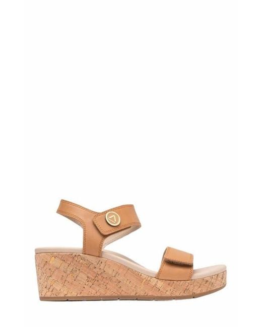 ABEO Brown Riviera Strap Sandal