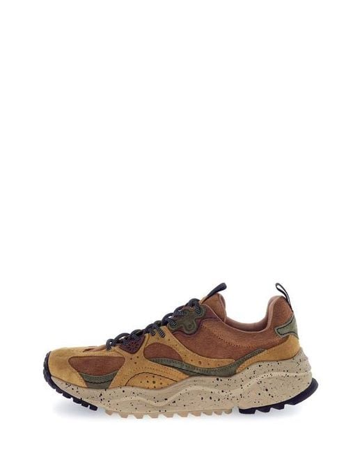 Flower Mountain Brown Wave Sneaker for men
