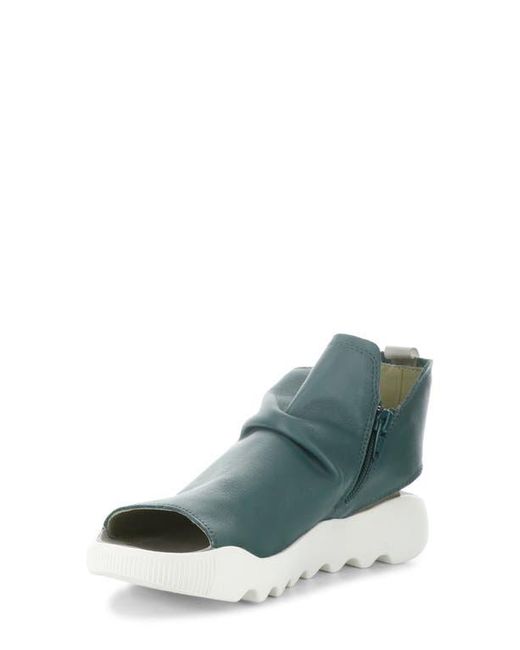 Softinos Green Wish Platform Wedge Sandal