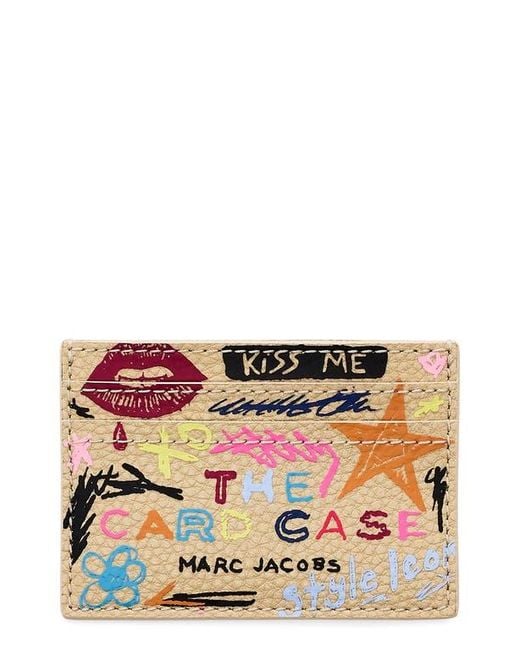 Marc Jacobs Multicolor The Punk Scribble Card Case