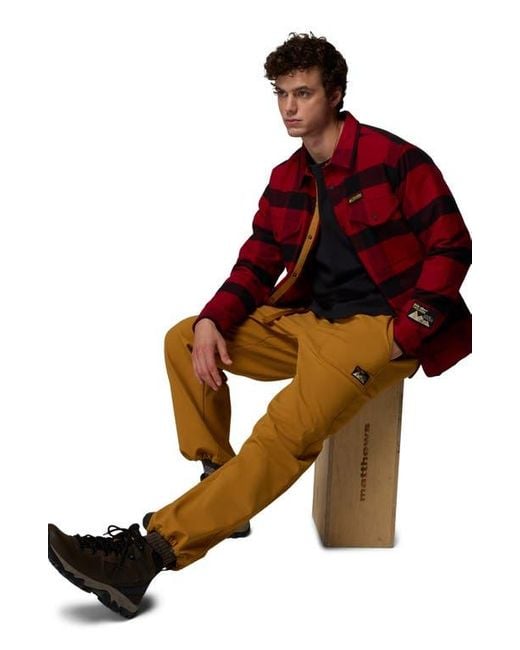 Columbia Brown High Cascades Water Repellent Pants for men