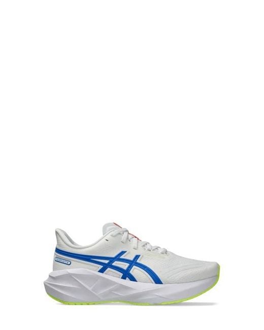 Asics White Novablast 5 Atc Track Club Running Shoe