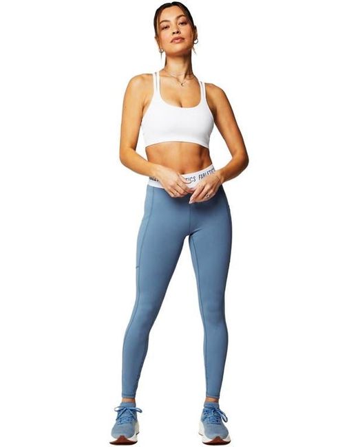 Fabletics White Principal Low Impact Bra