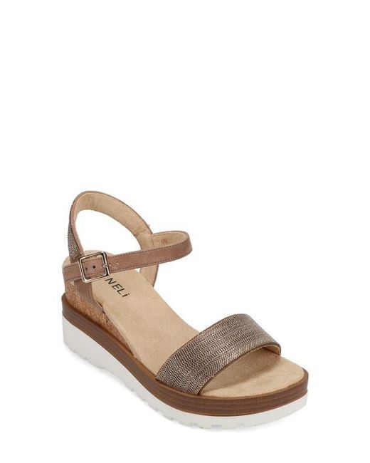Vaneli Metallic Cedra Platform Wedge Sandal