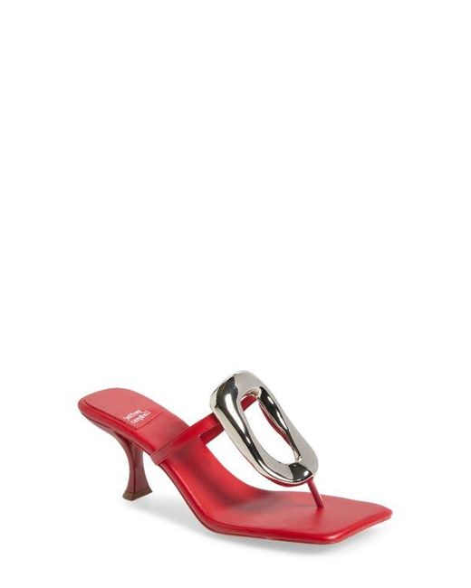 Jeffrey Campbell Red Linq Up Sandal