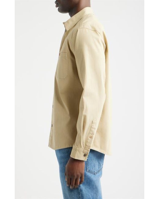 Pendleton Natural Cotton Stretch Twill Work Shirt for men