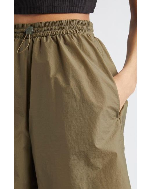 CECILIE BAHNSEN Green Arya Nylon Bermuda Shorts
