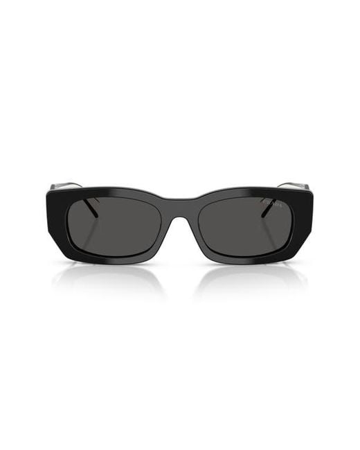 Prada Gray 53Mm Pillow Sunglasses