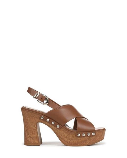 27 EDIT Naturalizer Brown Kirsten Slingback Platform Sandal
