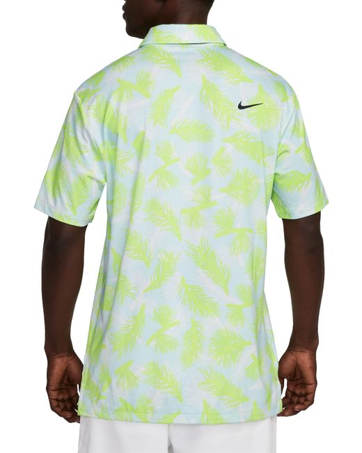 Nike Green Tour Pines Print Dri-fit Golf Polo for men