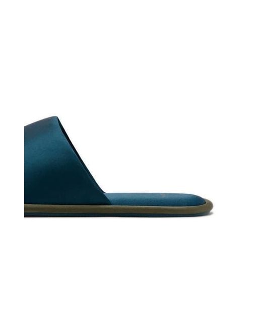 Mango Blue Slide Slipper