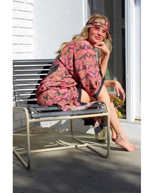Henelle Red Duster Robe