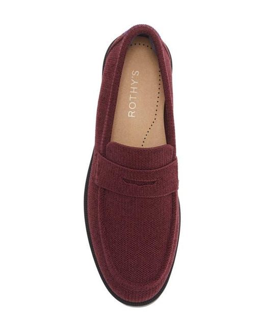 Rothy's Purple The Revelvet Penny Loafer