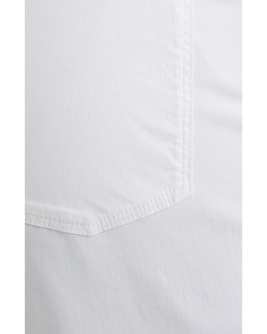 Bugatchi White Stretch Cotton Pants for men