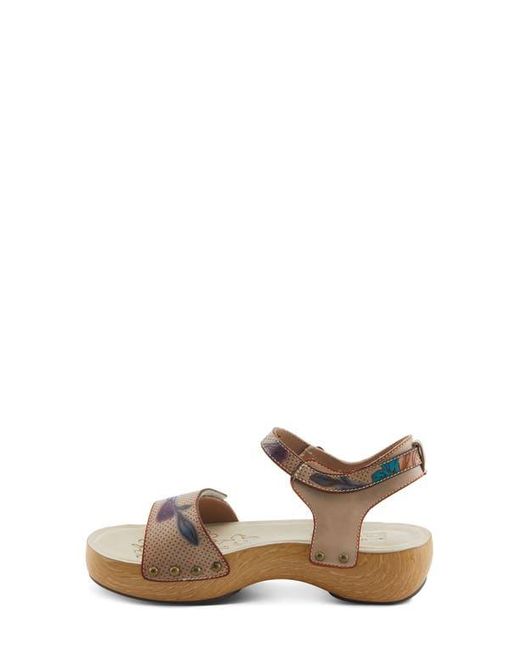 Spring Step Multicolor Dakoa Ankle Strap Sandal