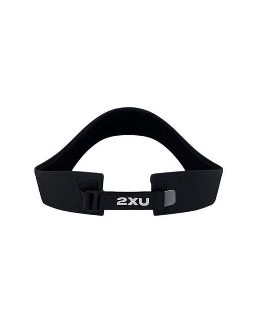 2xu Black Run Visor