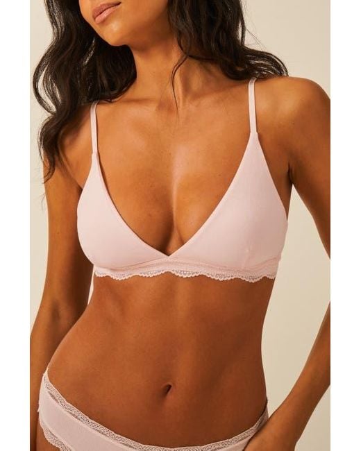 Stripe & Stare Brown The Lace Triangle & Original Knicker Set