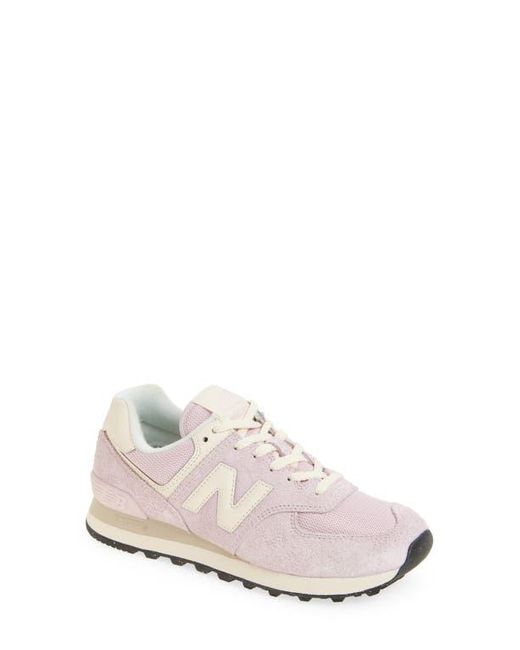 New Balance White 574 Sneaker