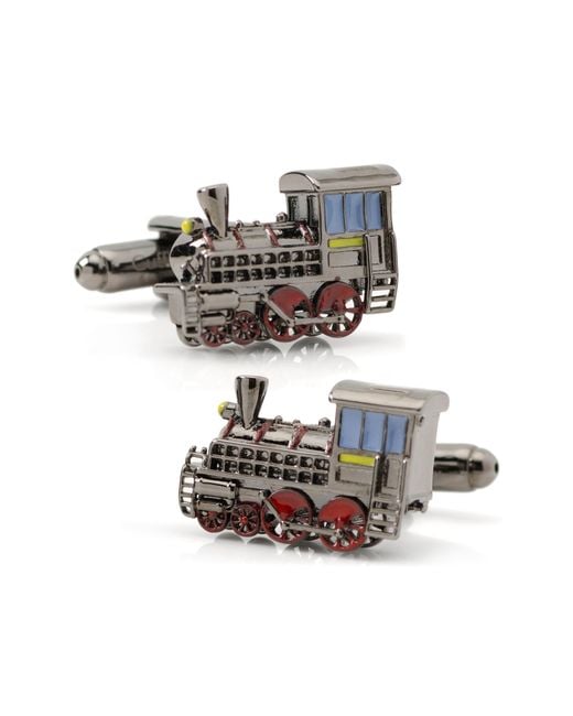 Cufflinks Inc. Multicolor 3D Steam Engine Cuff Links for men