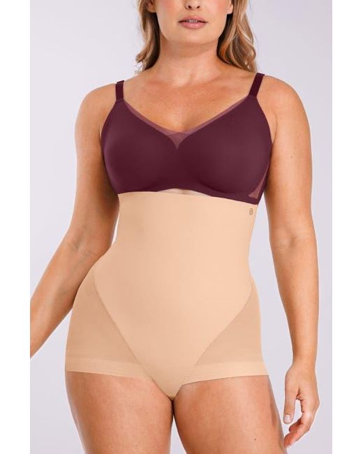 Shapellx Purple Mesh Smooth Butt-Lifting Brief