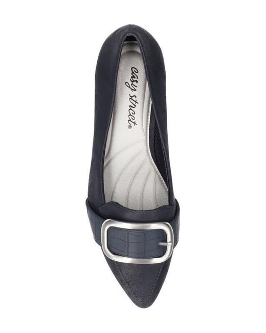 Easy Street Blue Amber Pointed Toe Pump