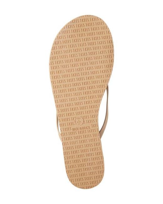 TKEES Multicolor Lily Platform Flip Flop