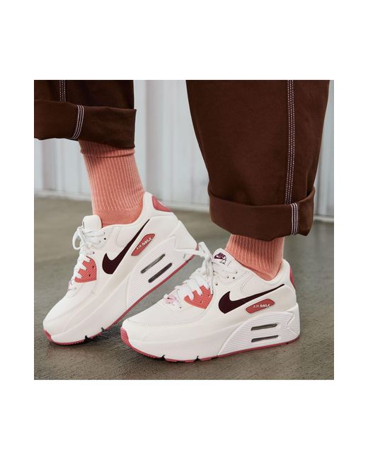 Nike White Air Max 90 Lv8 Se Platform Sneaker