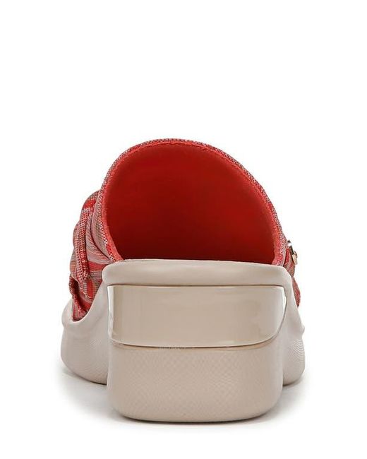Bzees Red Smile Wedge Slide Sandal