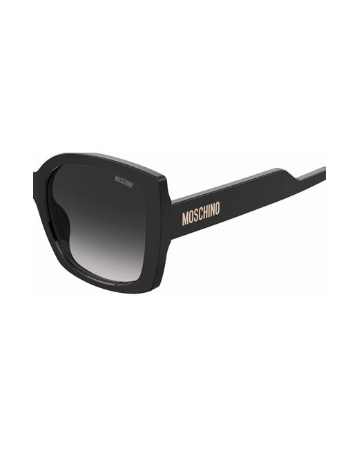 Moschino Black 54mm Gradient Square Sunglasses