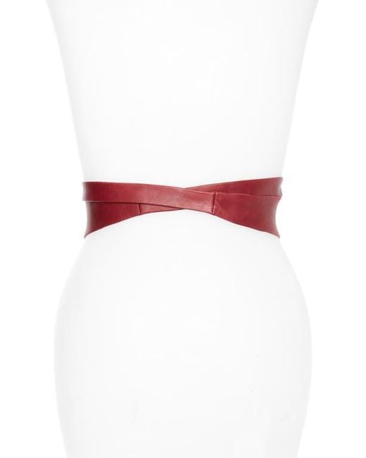 Ada Red Classic Wrap Belt