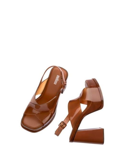 Melissa Brown Dance Slingback Platform Sandal