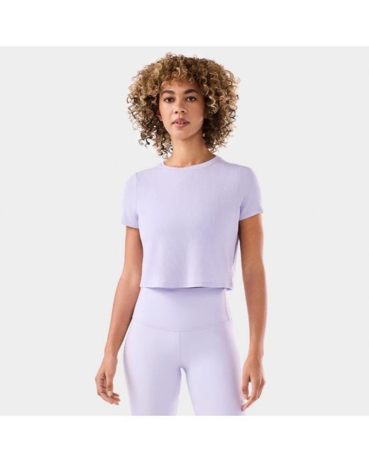 Tavi White Ribbed Tee