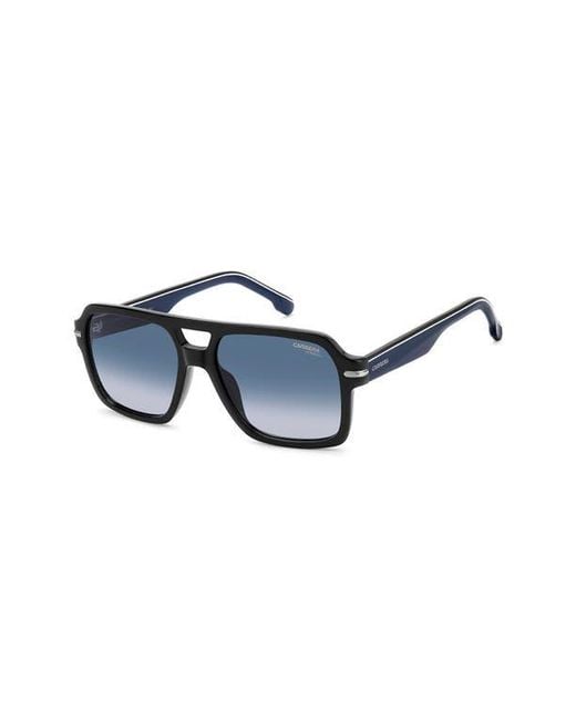 Carrera Blue 56Mm Gradient Square Sunglasses for men