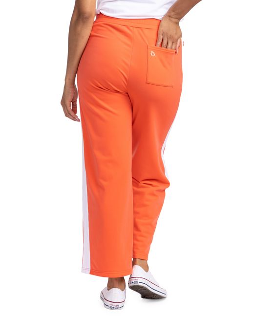 KINONA Orange Cozy Wide Leg Golf Pants