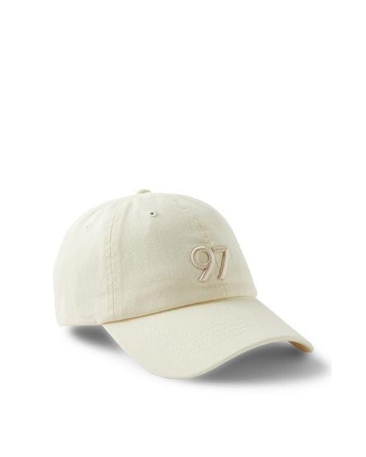 Cotton On White Active Graphic Cap