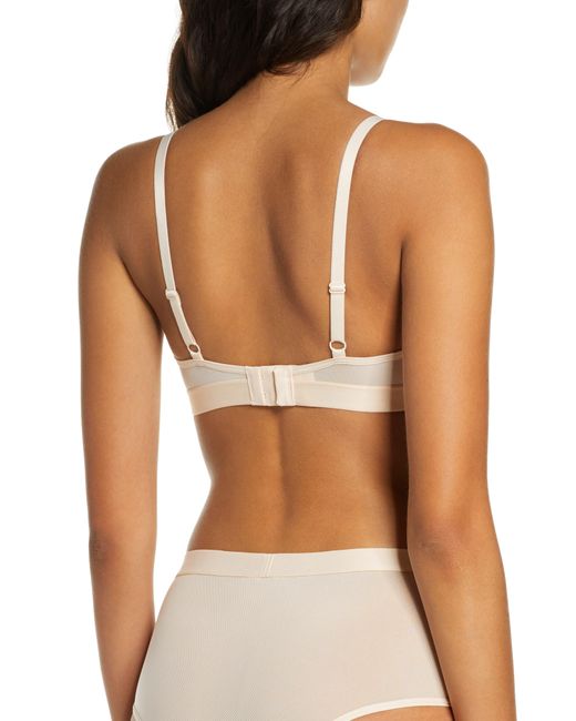 Negative Underwear Sieve Demi Bra in Peach (Natural) Lyst
